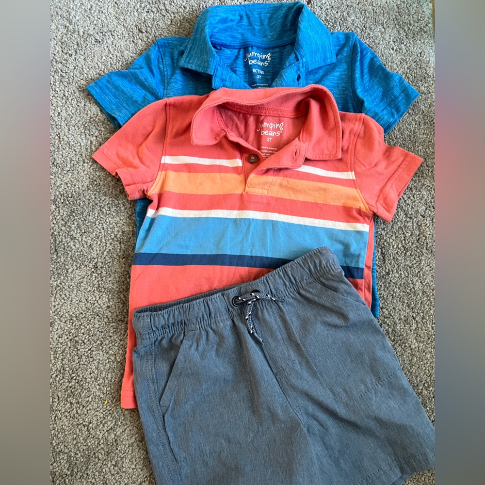 Jumping Beans Blue Elastic Waist Shorts